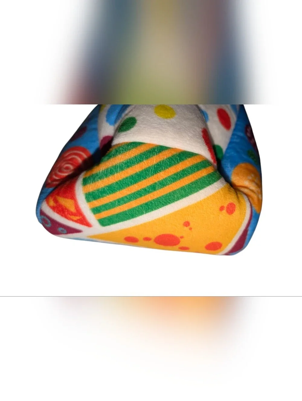 Kids Montessori‎ Colorful Polka Dot Plush Tissue Toy Bright Playful Fine Motor